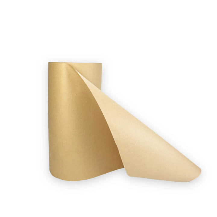 Papel kraft reciclado calidad 80 g/m² - rollo 50 cm
