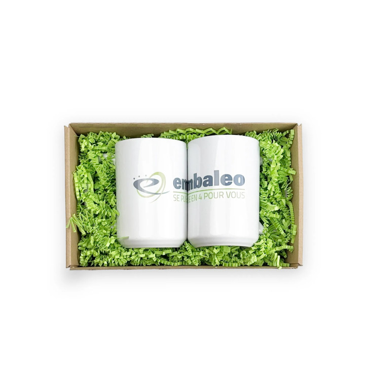 Relleno de color SizzlePak verde anís 10 kg - Virutas de papel
