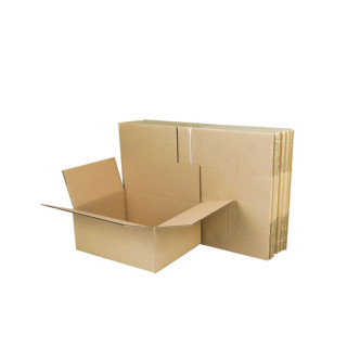 Caja de cartón de canal doble 35 x 27 x 14 cm