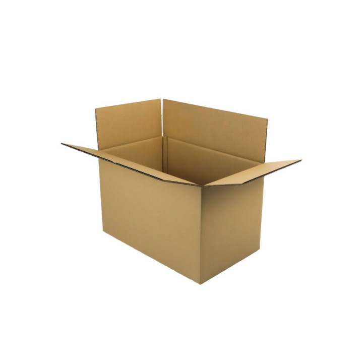 Caja de cartón de canal doble de 48 x 28 x 33 cm