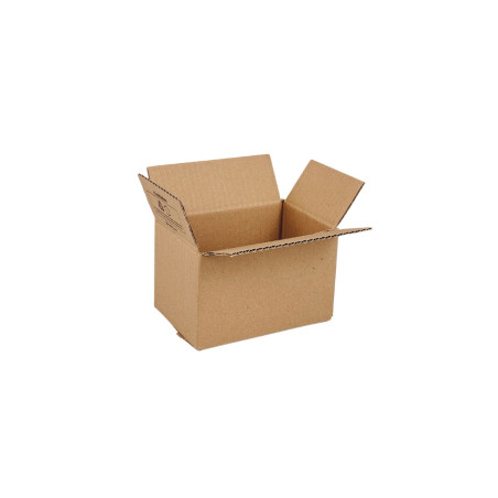 Caja de cartón de canal simple 15 x 10 x 9,2 cm – Embalaje reciclado y reciclable | Embaleo
