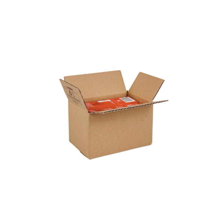 Caja de cartón de canal simple 15 x 10 x 9,2 cm – Embalaje reciclado y reciclable | Embaleo