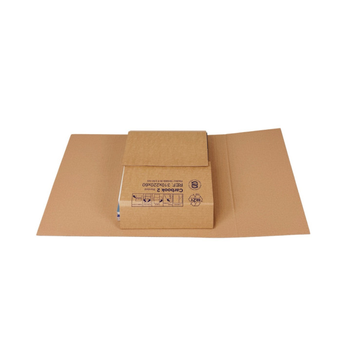 Caja de cartón para libros de formato A4