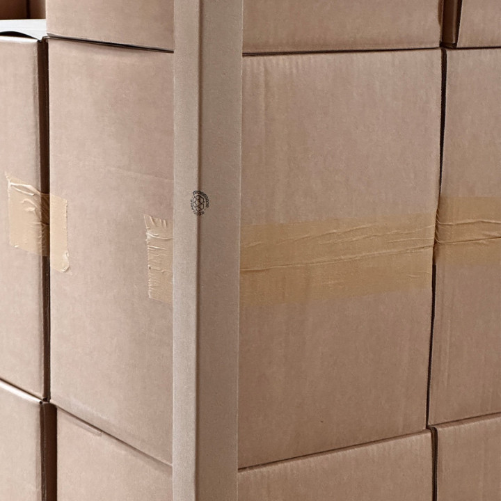 Cantoneras de cartón de 80 x 3,5 x 3,5 cm - Protección óptima para palets | Embaleo