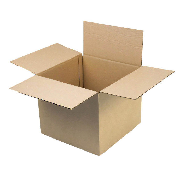 Caja de cartón canal simple 30 x 30 x 25 cm