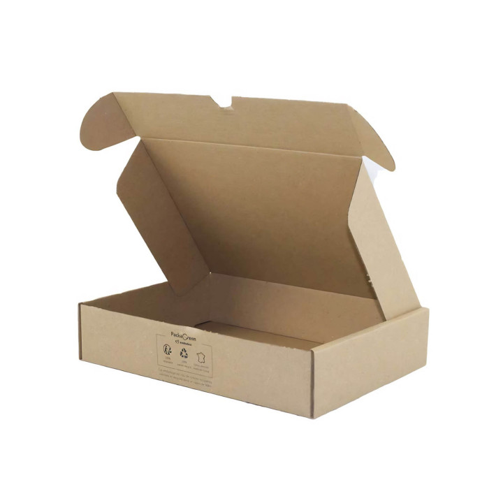 Caja postal de cartón reciclado 24 x 17 x 5 cm