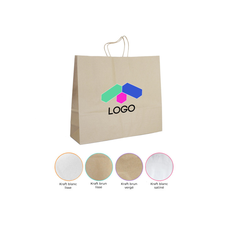 Bolsa kraft personalizada