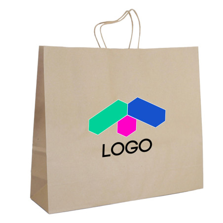 Bolsa kraft personalizada