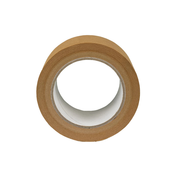 Cinta adhesiva kraft marrón crepé 5 cm x 50 m - Resistente y reciclable | Embaleo