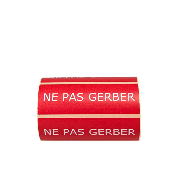 Etiqueta adhesiva NO APILAR - blanco/rojo