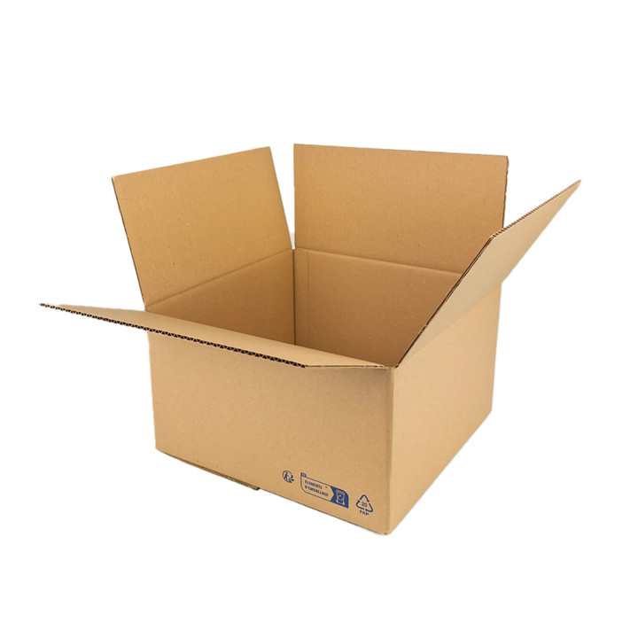 Caja de cartón de canal simple 35 x 35 x 20 cm