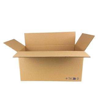 Caja de cartón de canal simple gran formato  60 x 30 x 30 cm