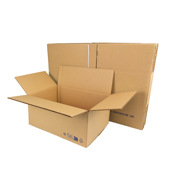 Caja de cartón de canal doble 40 x 30 x 18 cm