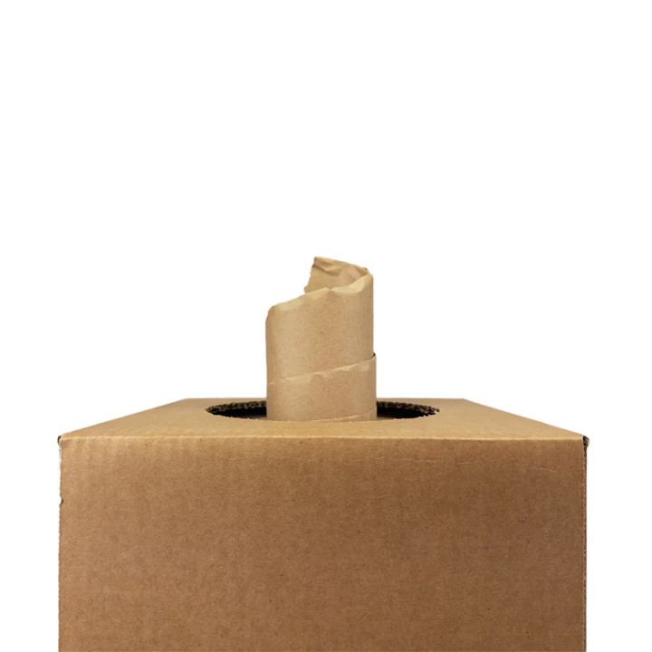 Caja distribuidora de relleno de papel kraft ecológico - Speedman box