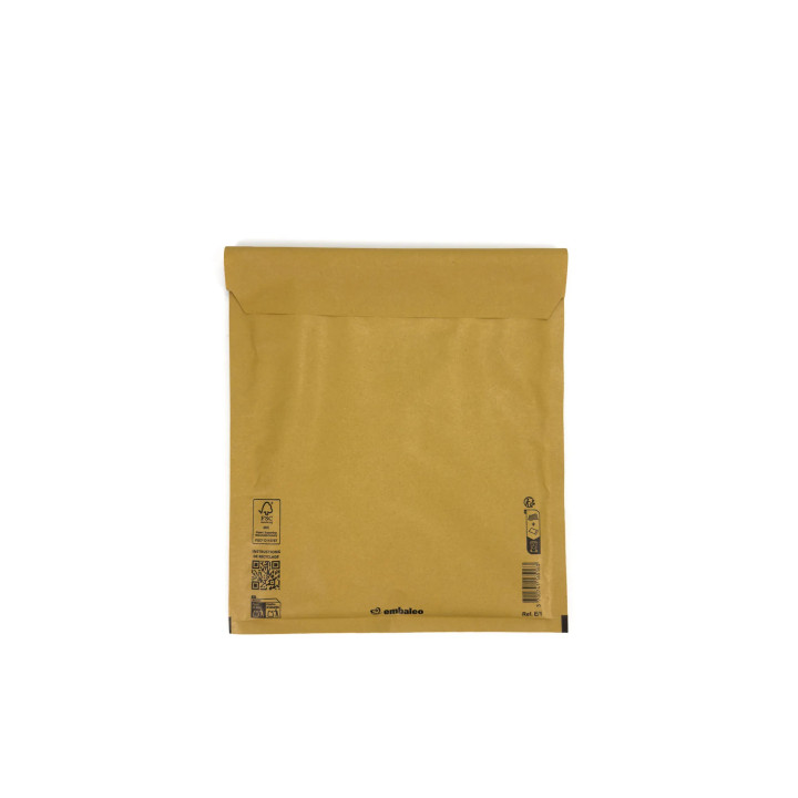 Sobre marrón con burbujas E Gold 22 x 26 cm