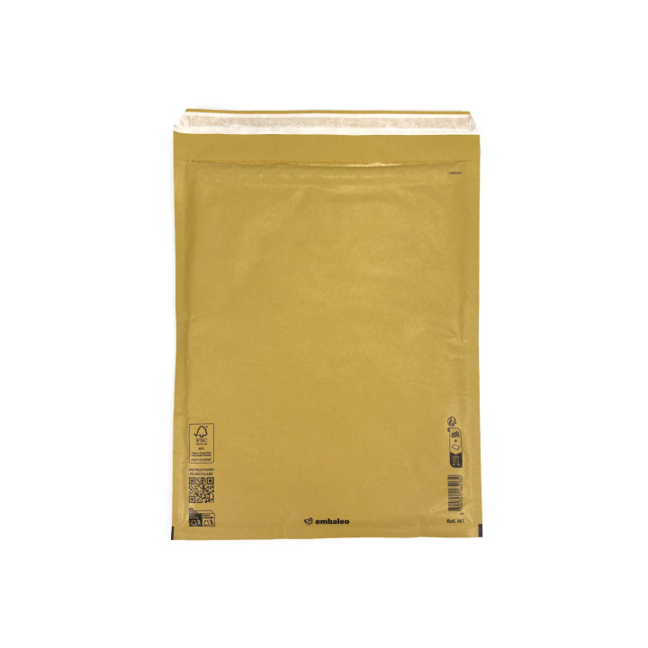 Sobre marrón con burbujas H Gold 27 x 36 cm