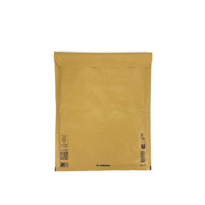 Sobre marrón con burbujas H Gold 27 x 36 cm