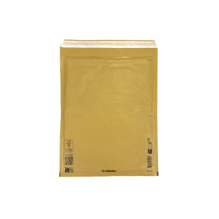 Sobre marrón con burbujas G Mail Lite Gold 24 x 33 cm