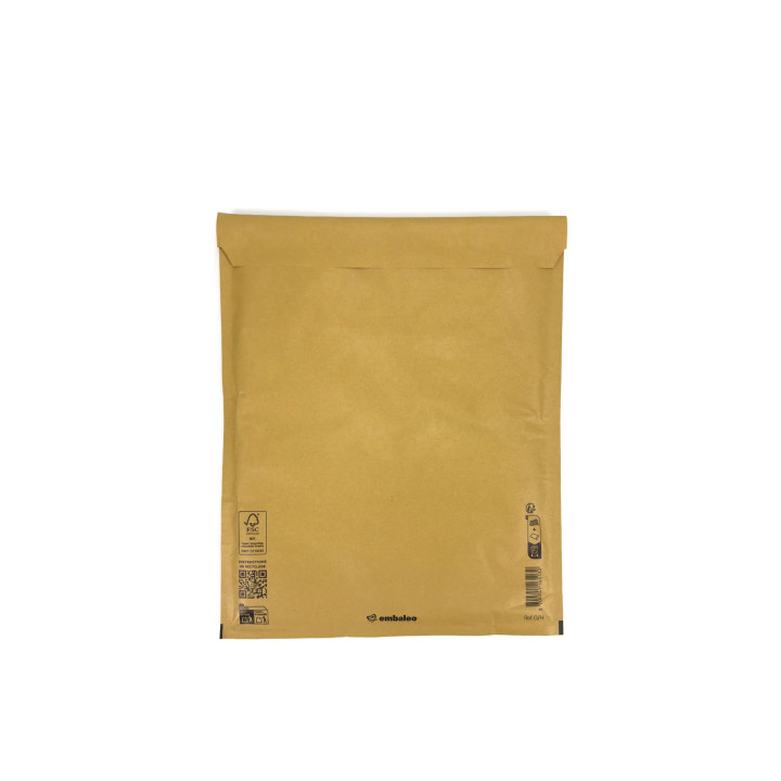 Sobre marrón con burbujas G Mail Lite Gold 24 x 33 cm