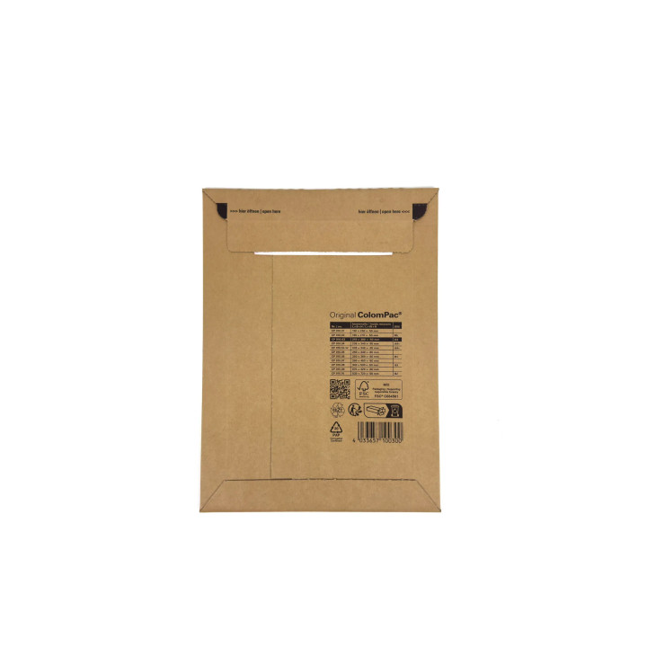 Sobre de cartón rigído 21,5 x 30 cm