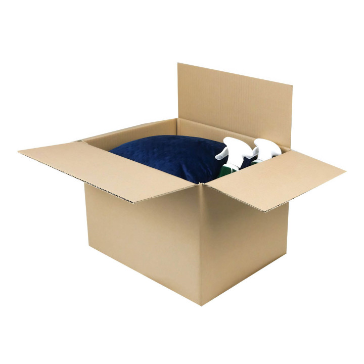 Caja de cartón de canal simple 40 x 30 x 20 cm – Embalaje reciclable | Embaleo