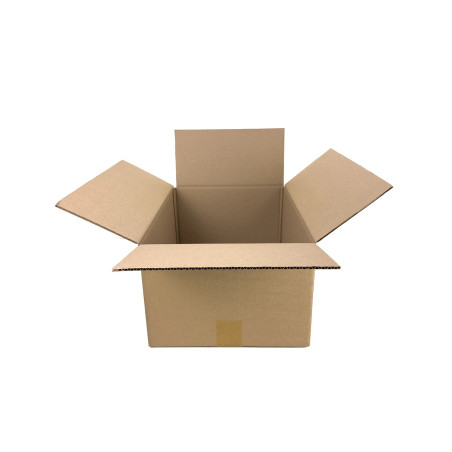 Caja de cartón de canal simple 40 x 30 x 20 cm – Embalaje reciclable | Embaleo