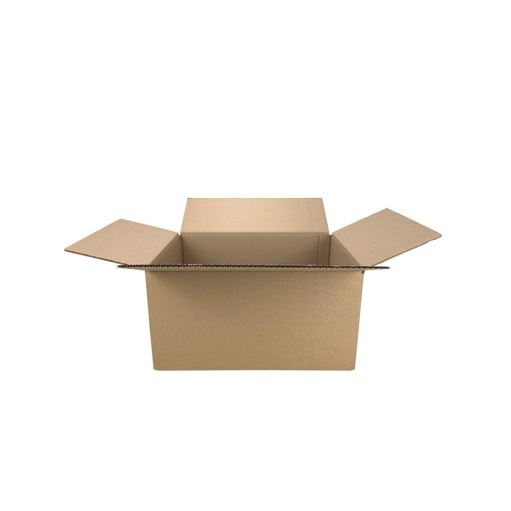 Caja de cartón de canal simple 40 x 30 x 20 cm – Embalaje reciclable | Embaleo