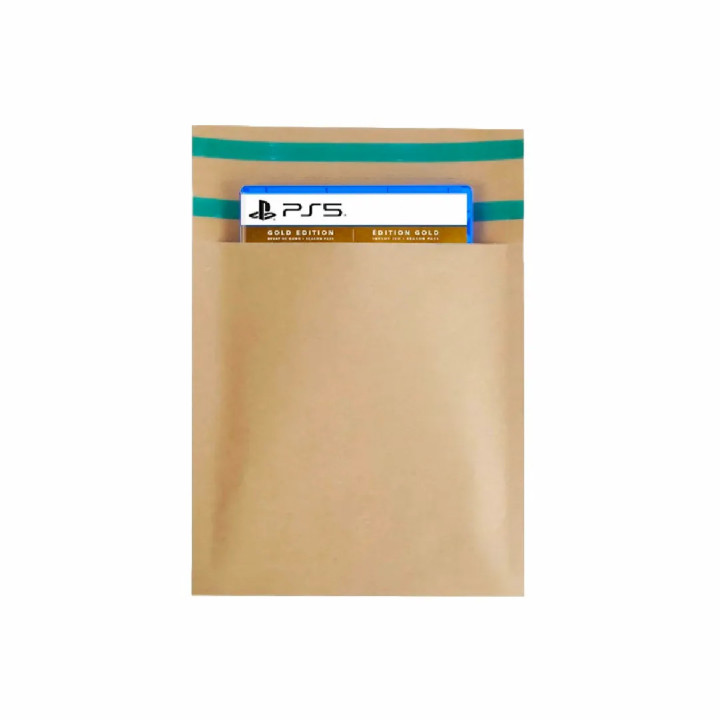 Sobres de envío kraft rígidos reciclados 20 x 20 cm (ida - vuelta)