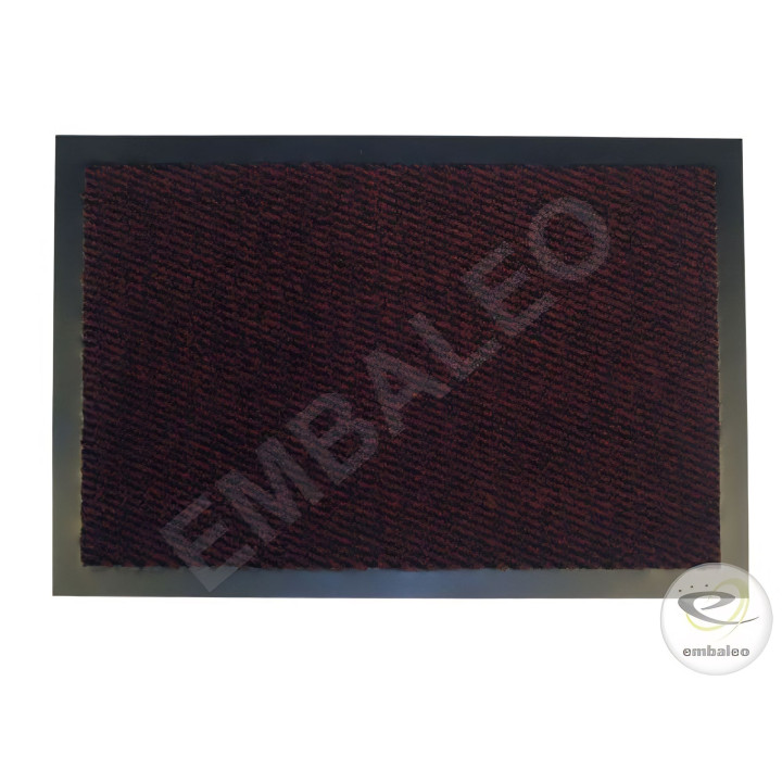 Alfombra antipolvo 60 x 90 cm - Color burdeos