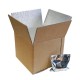 Boite carton isotherme 48h avec film mousse et aluminium 31,5 x 31,5 x 24,9 cm