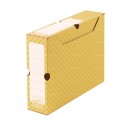Cajas Archivo naranja 32,2 x 9,5 x 24,9 cm