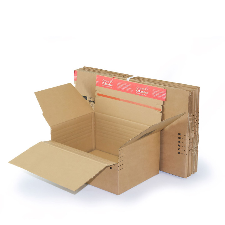 Caja de cartón de altura variable 22,9 X 16,4 cm