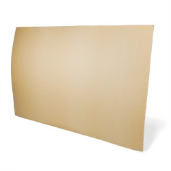 Plancha de cartón ondulado reciclado 119 X 79 cm - Cartón de canal simple