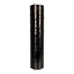 Film estirable opaco negro 17 micras, 45cm x 300m