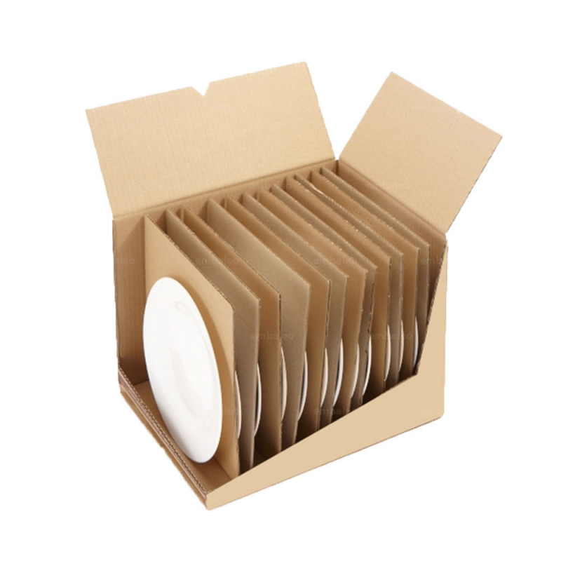 Separadores de cartón para platos y vasos
