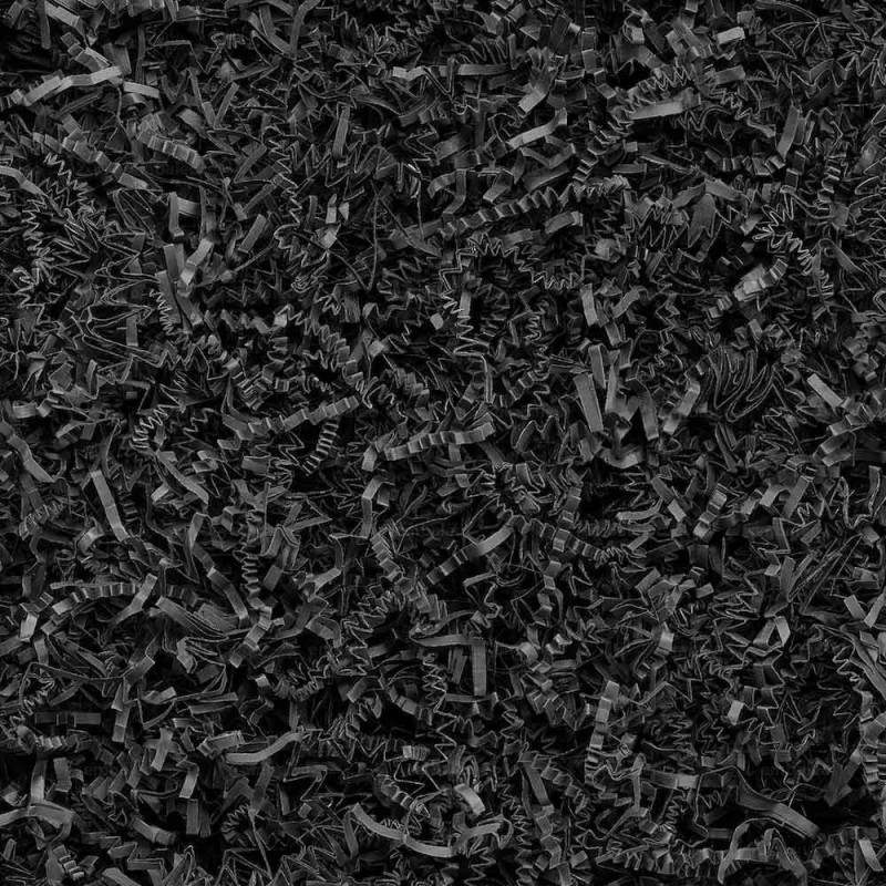 SizzlePak Relleno de papel respetuoso con el medio ambiente muchos colores . 125 g 1 kg negro, 500 g 