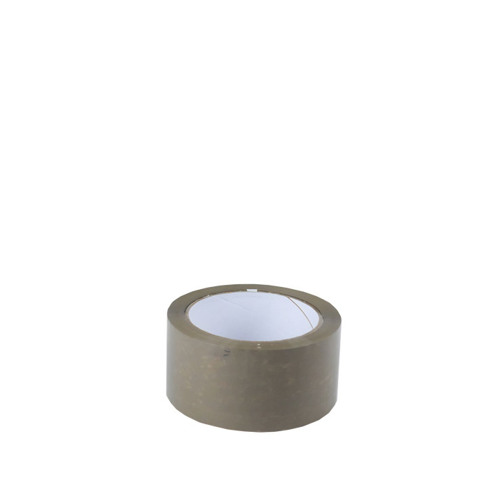 Cinta adhesiva polipropileno con solvante marrón 5cm x 100 m 