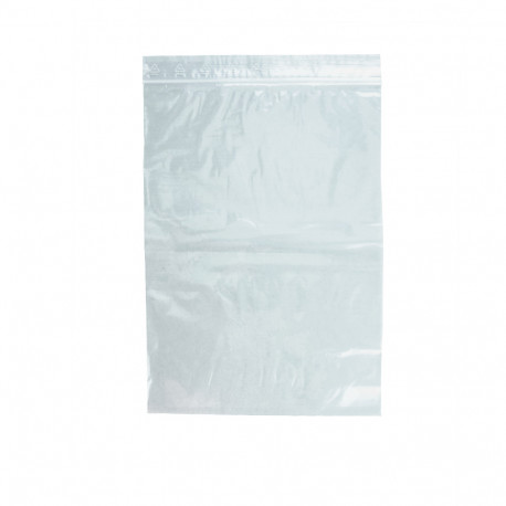 Bolsa de plástico con cierre Zip 23x32 cm "Textil" 