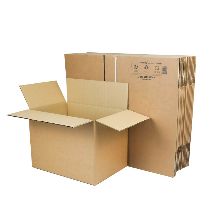 Caja Carton Mudanza Embalaje 35x25x25 X 10 Unidades