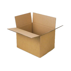 Carton simple cannelure 37,4 C25x 25,4 x 31,4 cm