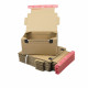 Caja postal con banda adhesiva para la devolución 28,2 X 19,1 X 14 cm