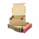 Caja postal con banda adhesiva para la devolución 38,4 X 29 X 19 cm