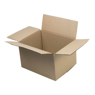Caja de cartón canal simple 30 x 23 x 18 cm