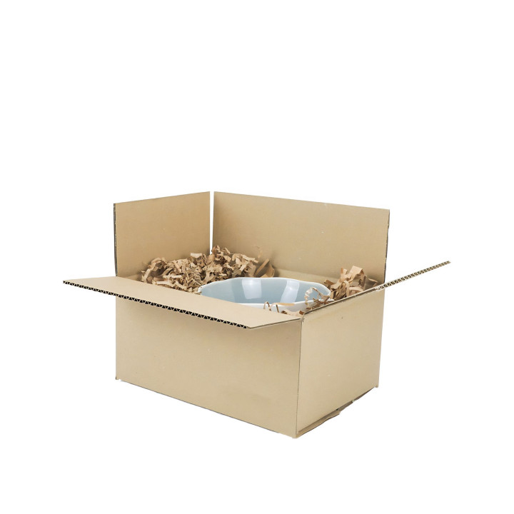 Caja de cartón canal simple 27 x 19 x 12 cm
