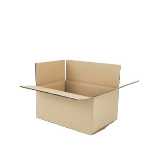 Caja de cartón canal simple 27 x 19 x 12 cm