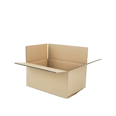 Caja de cartón canal simple 27 x 19 x 12 cm