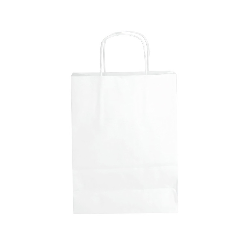 Sac kraft blanc 24 x 12 x 31