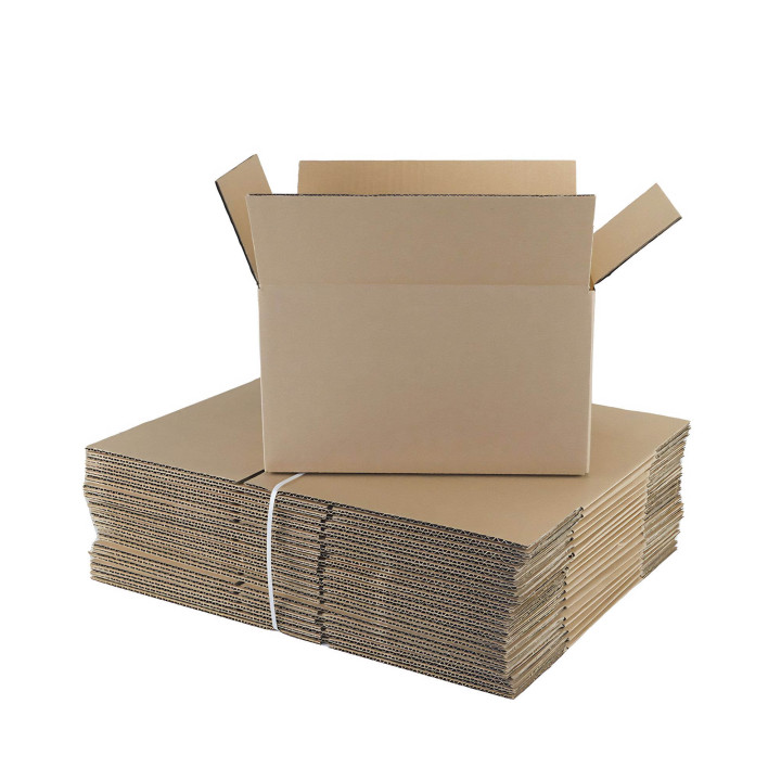 Caja de cartón canal simple 30 x 20 x 17 cm