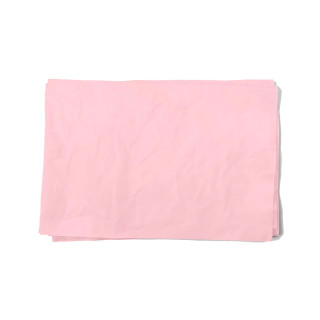 Hojas de papel de seda de color rosa para embalaje 50 x 75 cm