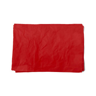 Hojas de papel de seda de color rojo vivo para embalaje 50 x 75 cm
